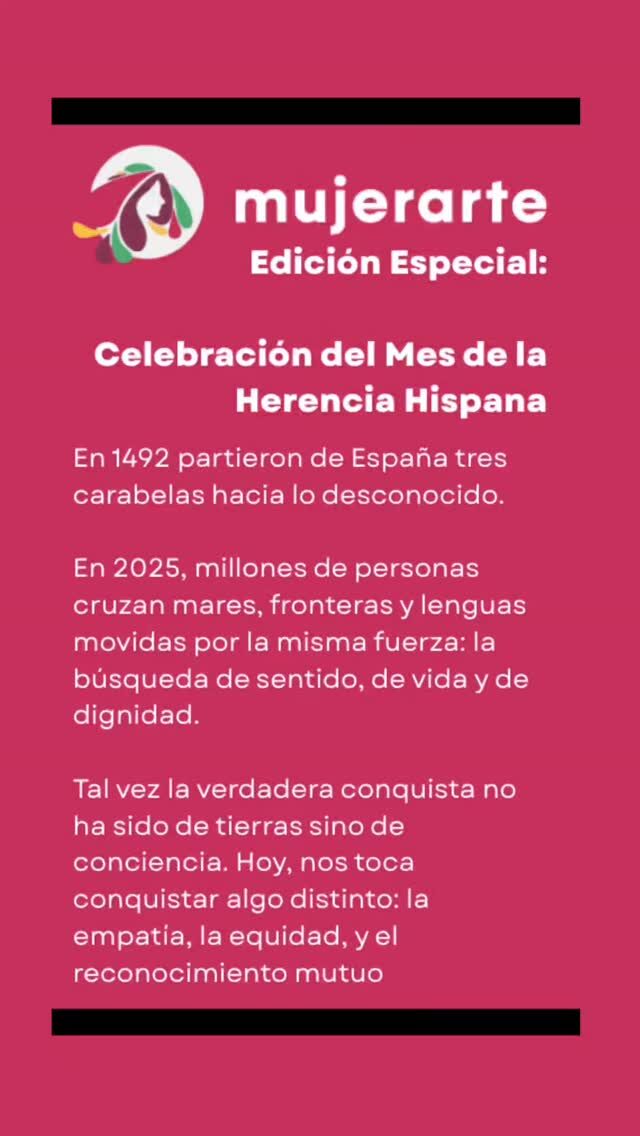 Instagram post from mujerartehoy. This post is in position 2.